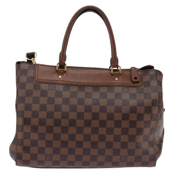 LOUIS VUITTON Damier Ebene Greenwich Hand Bag 2way N41337 LV Auth 143834 - 0
