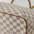 LOUIS VUITTON Damier Azur Saleya MM Tote Bag N51185 LV Auth 143835-10