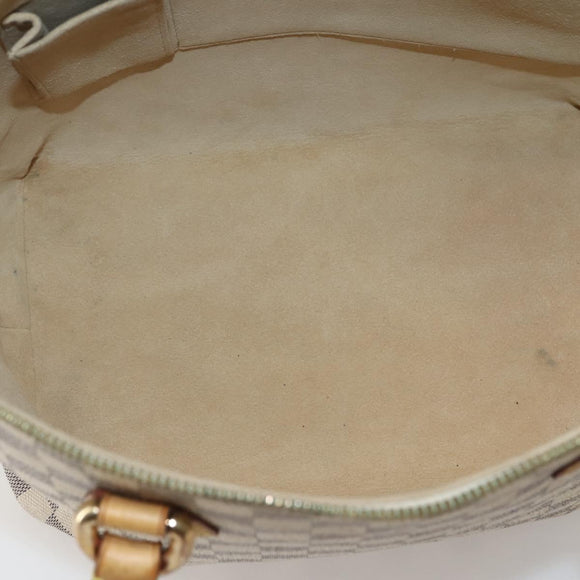 LOUIS VUITTON Damier Azur Saleya MM Tote Bag N51185 LV Auth 143835