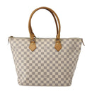 LOUIS VUITTON Damier Azur Saleya MM Tote Bag N51185 LV Auth 143835-2