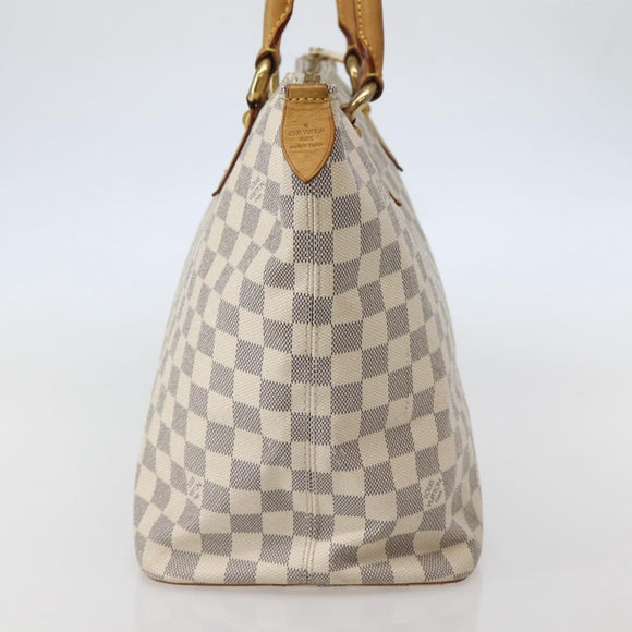LOUIS VUITTON Damier Azur Saleya MM Tote Bag N51185 LV Auth 143835