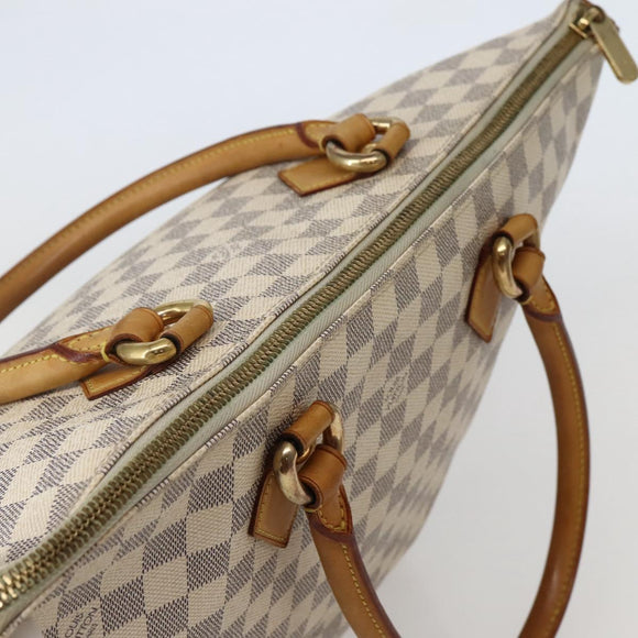 LOUIS VUITTON Damier Azur Saleya MM Tote Bag N51185 LV Auth 143835