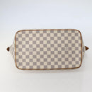 LOUIS VUITTON Damier Azur Saleya MM Tote Bag N51185 LV Auth 143835-9