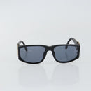 CHANEL COCO Mark Sunglasses Plastic Black CC Auth 143837-2