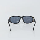 CHANEL COCO Mark Sunglasses Plastic Black CC Auth 143837-3