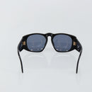 CHANEL COCO Mark Matelasse Sunglasses plastic Black CC Auth 143838-3