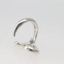 TIFFANY&Co. Open Heart Ring Ag925 Silver Auth 143839-6