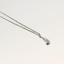 TIFFANY&Co. Teardrop Necklace Ag925 Silver Auth 143840-10