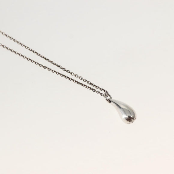 TIFFANY&Co. Teardrop Necklace Ag925 Silver Auth 143840