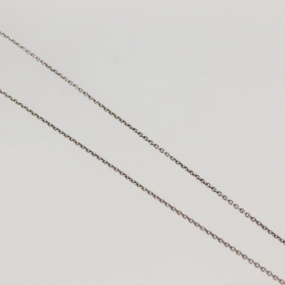 TIFFANY&Co. Teardrop Necklace Ag925 Silver Auth 143840