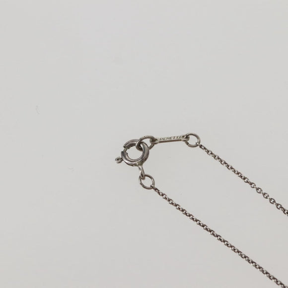 TIFFANY&Co. Teardrop Necklace Ag925 Silver Auth 143840