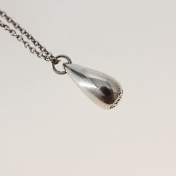 TIFFANY&Co. Teardrop Necklace Ag925 Silver Auth 143840