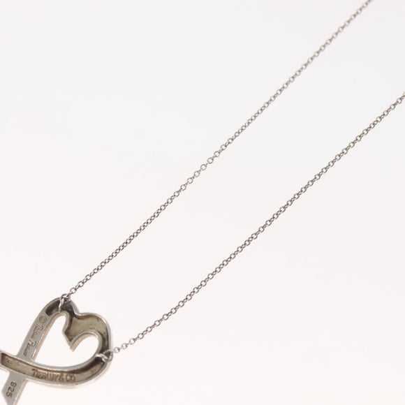 TIFFANY&Co. Loving Heart Necklace Ag925 Silver Auth 143846