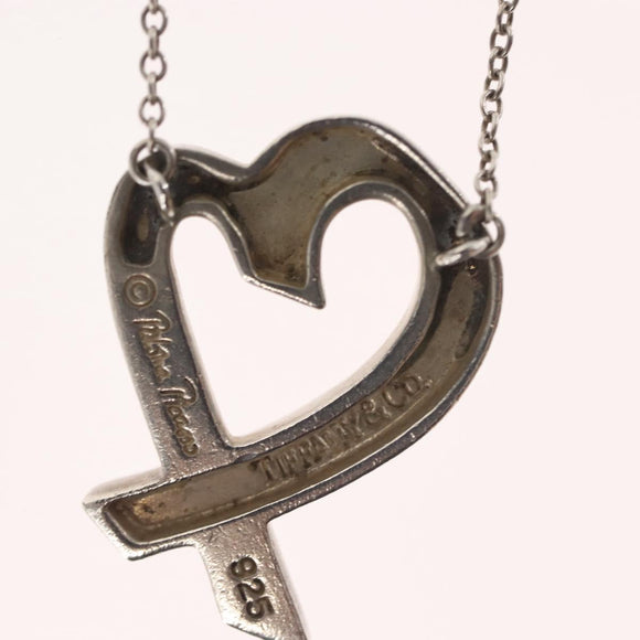 TIFFANY&Co. Loving Heart Necklace Ag925 Silver Auth 143846