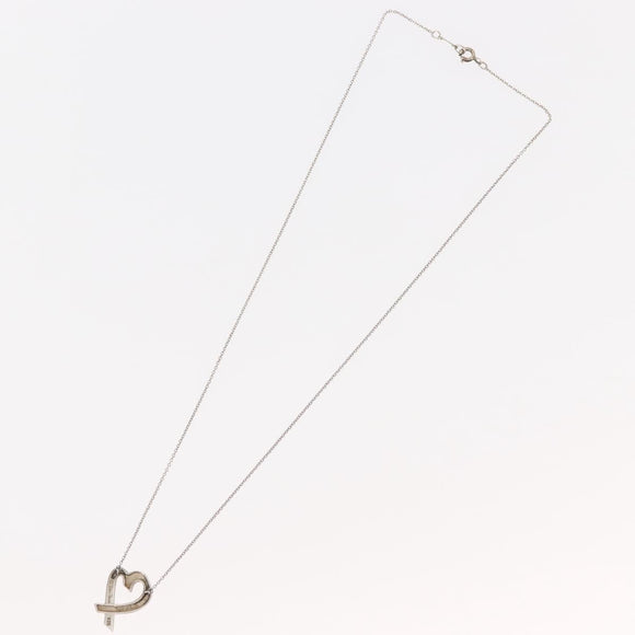 TIFFANY&Co. Loving Heart Necklace Ag925 Silver Auth 143846