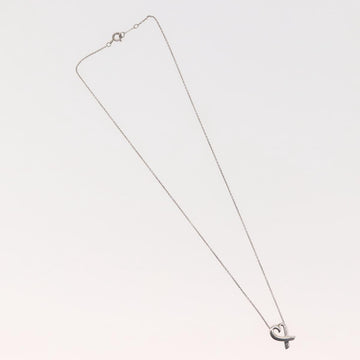 TIFFANY&Co. Loving Heart Necklace Ag925 Silver Auth 143847 - 0