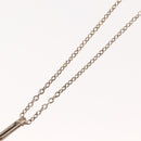 TIFFANY&Co. Open Cross Necklace Ag925 Silver Auth 143848-10