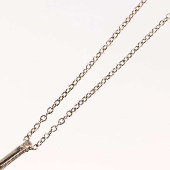 TIFFANY&Co. Open Cross Necklace Ag925 Silver Auth 143848