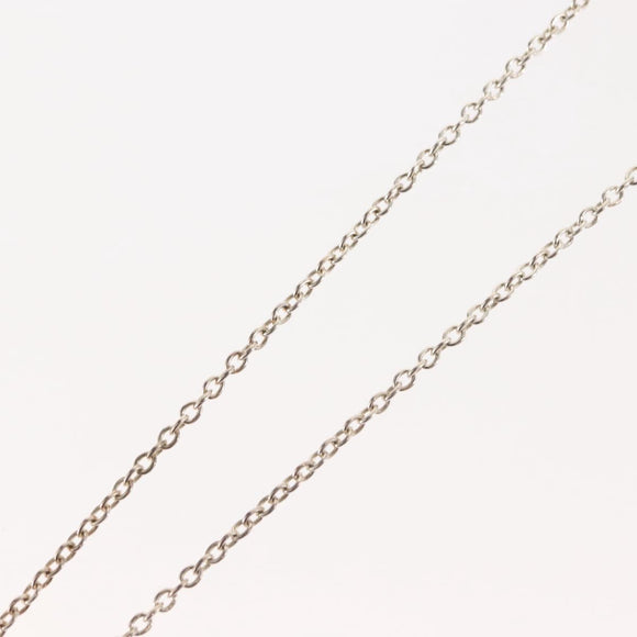 TIFFANY&Co. Open Cross Necklace Ag925 Silver Auth 143848