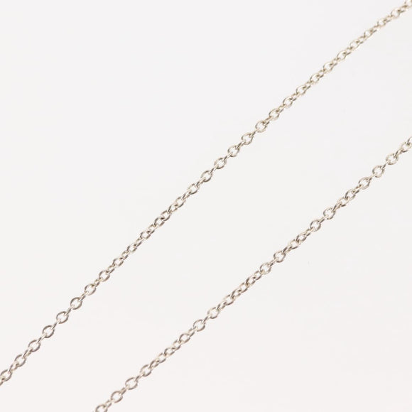 TIFFANY&Co. Open Cross Necklace Ag925 Silver Auth 143848