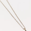 TIFFANY&Co. Open Cross Necklace Ag925 Silver Auth 143848-4