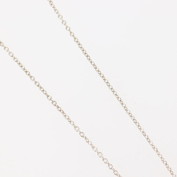 TIFFANY&Co. Open Cross Necklace Ag925 Silver Auth 143848