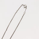TIFFANY&Co. Open Heart Necklace Ag925 Silver Auth 143849-11