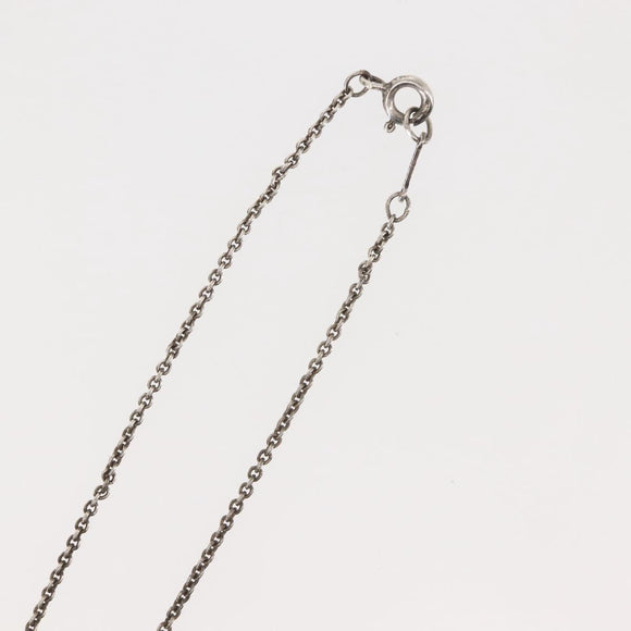 TIFFANY&Co. Open Heart Necklace Ag925 Silver Auth 143849