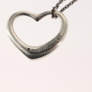 TIFFANY&Co. Open Heart Necklace Ag925 Silver Auth 143849-12