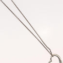 TIFFANY&Co. Open Heart Necklace Ag925 Silver Auth 143849-4