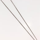 TIFFANY&Co. Open Heart Necklace Ag925 Silver Auth 143849-5