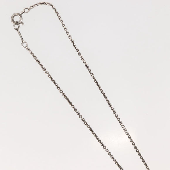 TIFFANY&Co. Open Heart Necklace Ag925 Silver Auth 143849