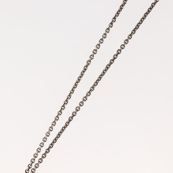 TIFFANY&Co. Open Heart Necklace Ag925 Silver Auth 143849