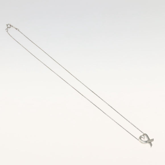TIFFANY&Co. Loving Heart Necklace Ag925 Silver Auth 143850