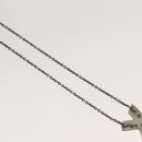 TIFFANY&amp;Co. Cross Kiss Necklace Ag925 Silver Auth 143851-11