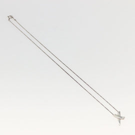 TIFFANY&Co. Cross Kiss Necklace Ag925 Silver Auth 143851 - 0