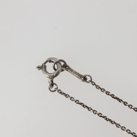 TIFFANY&amp;Co. Cross Kiss Necklace Ag925 Silver Auth 143851