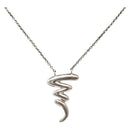 TIFFANY&Co. Scribble Necklace Ag925 Silver Auth 143855-1
