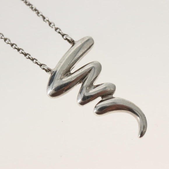 TIFFANY&Co. Scribble Necklace Ag925 Silver Auth 143855