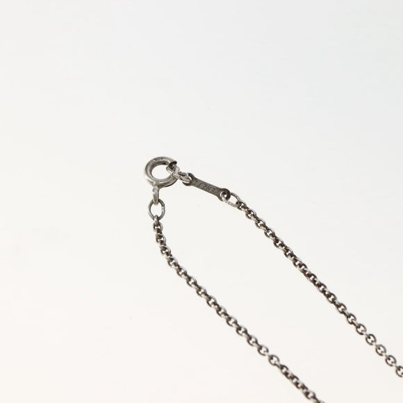 TIFFANY&Co. Open Heart Necklace Ag925 Silver Auth 143856