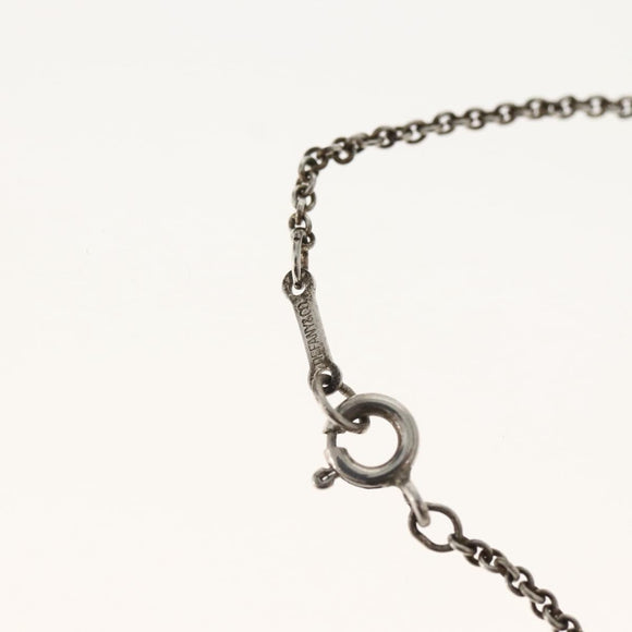 TIFFANY&Co. Open Heart Necklace Ag925 Silver Auth 143856