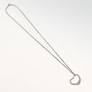 TIFFANY&Co. Open Heart Necklace Ag925 Silver Auth 143856-2