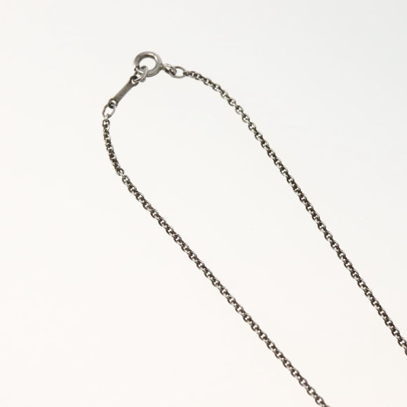 TIFFANY&Co. Open Heart Necklace Ag925 Silver Auth 143856