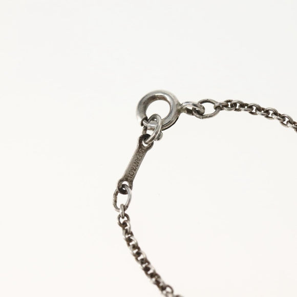 TIFFANY&Co. Open Heart Necklace Ag925 Silver Auth 143856