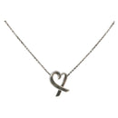 TIFFANY&Co. Loving Heart Necklace Ag925 Silver Auth 143858-1