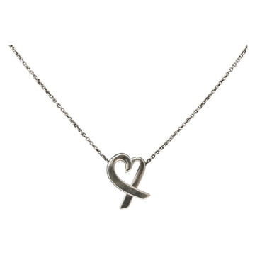TIFFANY&Co. Loving Heart Necklace Ag925 Silver Auth 143858
