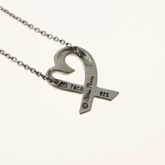 TIFFANY&Co. Loving Heart Necklace Ag925 Silver Auth 143858