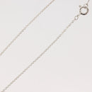 TIFFANY&Co. Open Teardrop Necklace Ag925 Silver Auth 143860-16