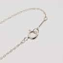 TIFFANY&Co. Open Teardrop Necklace Ag925 Silver Auth 143860-17