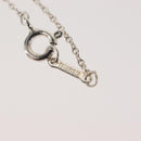 TIFFANY&Co. Open Teardrop Necklace Ag925 Silver Auth 143860-11